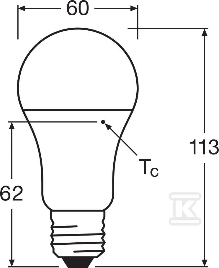 LED лампа Value Class CLASSIC A 75 FR - 4099854048807