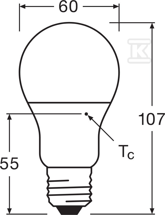 Lampa LED Value Class CLASSIC A 60 FR - 4099854049620