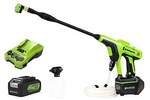 Greenworks G24Pwk4 Pressure Washer Set Charger + Battery 4 Ah 24V