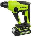 Greenworks Gd24Sds1 24V Impact Hammer Drill