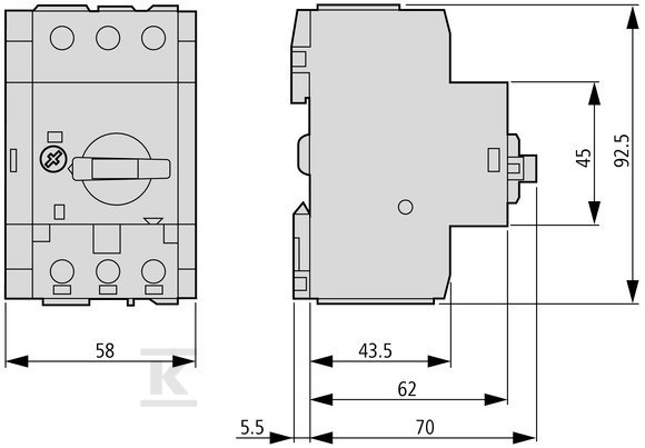 Wyłącznik stringu PV 20A DC PKZ-SOL20 - 120938