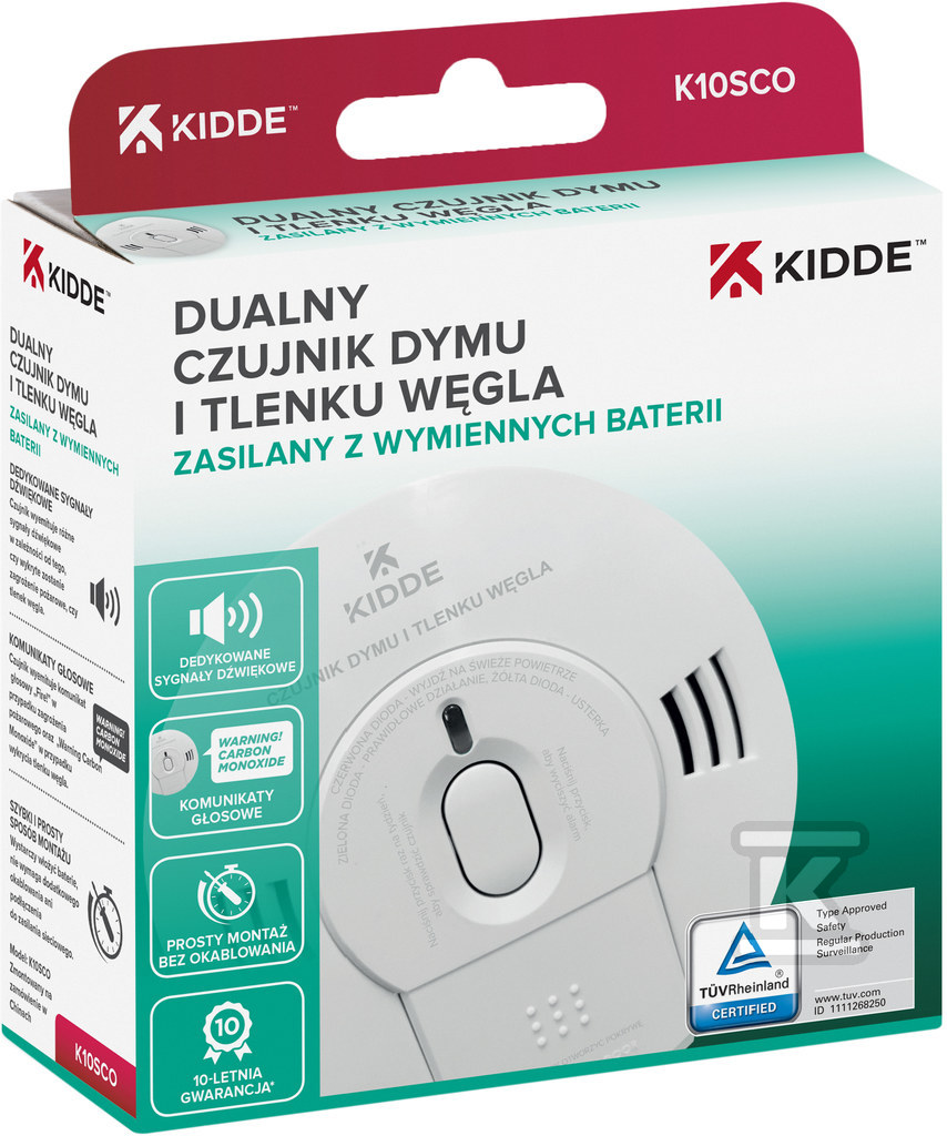 K10SCO dual smoke and carbon monoxide - K10SCO