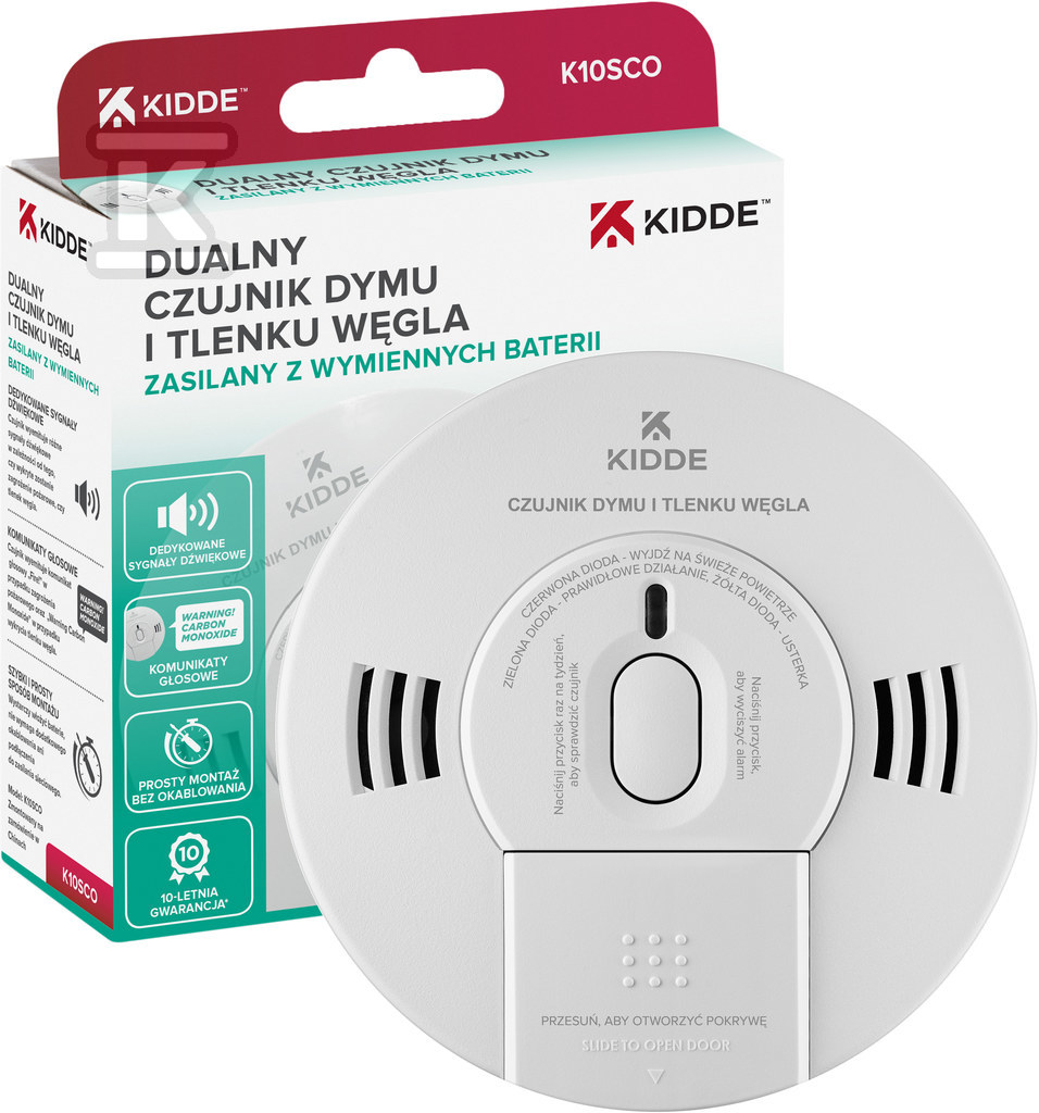 K10SCO dual smoke and carbon monoxide - K10SCO