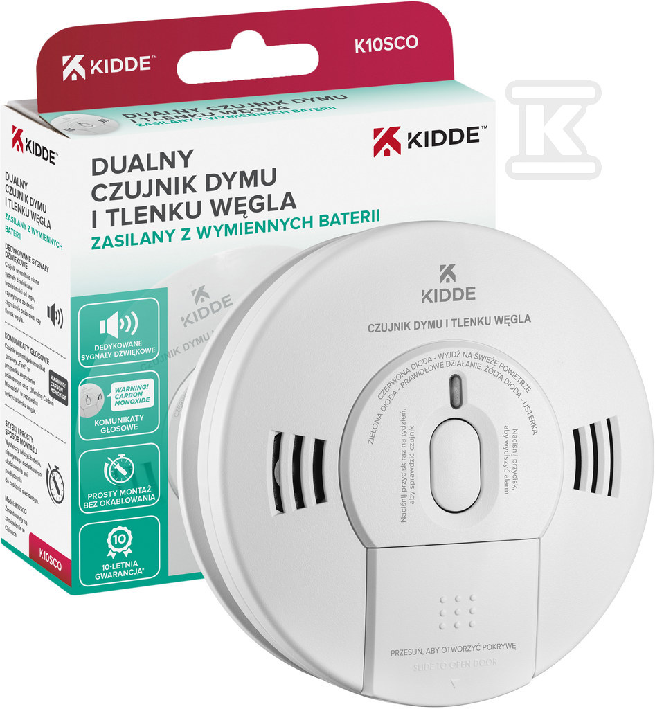 K10SCO dual smoke and carbon monoxide - K10SCO