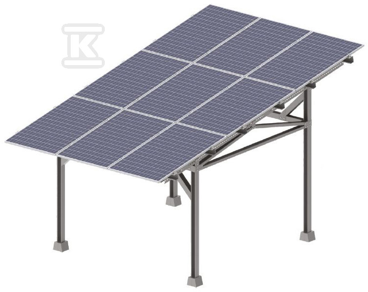 Carport konstrukcja model K1 - Carport - 858780
