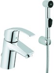 Eurosmart - single lever basin mixer with bidet handset