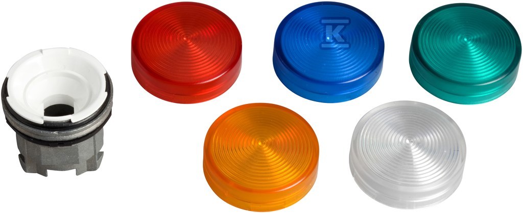 Testina per lampada LED al neon rossa - ZB4BV04