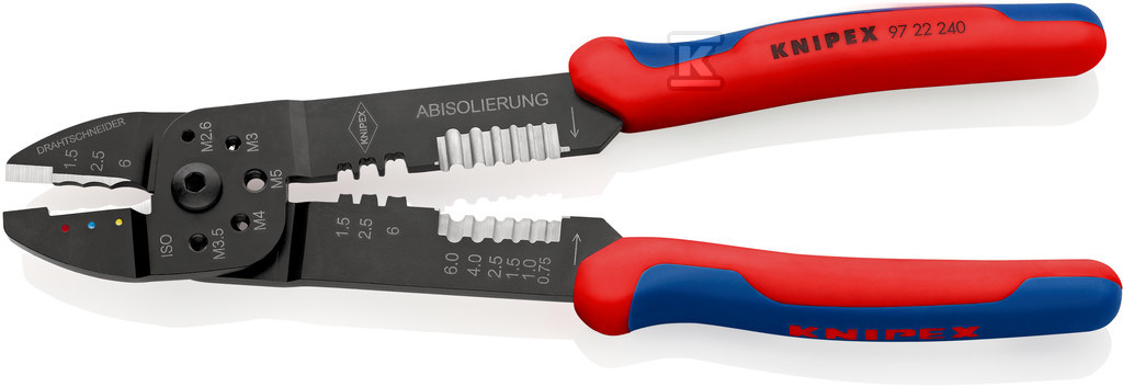 Crimping pliers with multi-component - 97 22 240