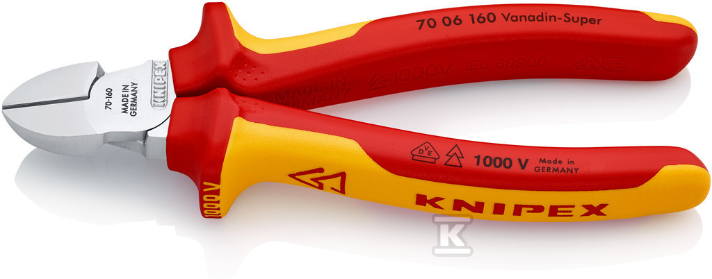 Diagonal cutting pliers with - 70 06 160