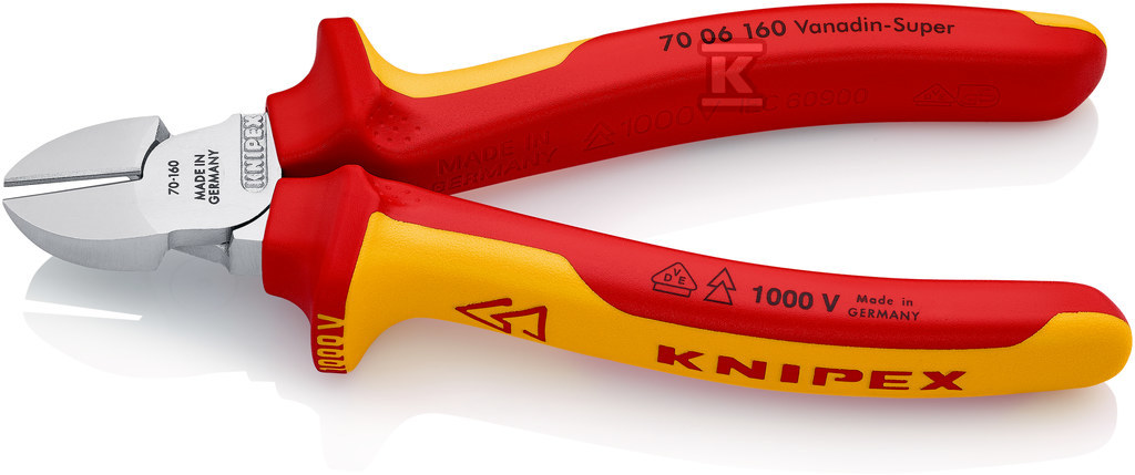 Diagonal cutting pliers with - 70 06 160