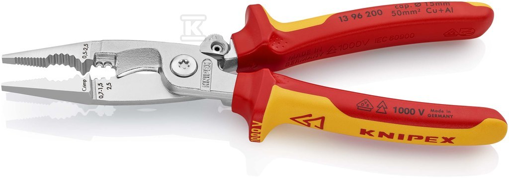 Pliers for electrical installation work - 13 96 200