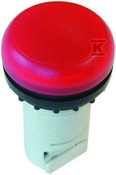 Lamp M22-LC-R, compact, flat, red - 216908