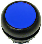 Drive M22S-D-B Blue flat button with spring return