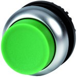 Drive M22-DH-G, protruding green button with spring return