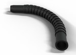 Kolanko giętkie EURO X średnica 110mm / 90o EURO X 110/90 czarne