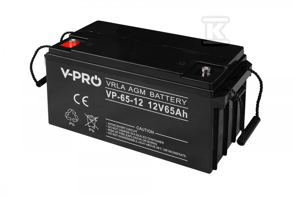 Akumulator AGM VPRO 12V 65 Ah - 6AKUAGM065