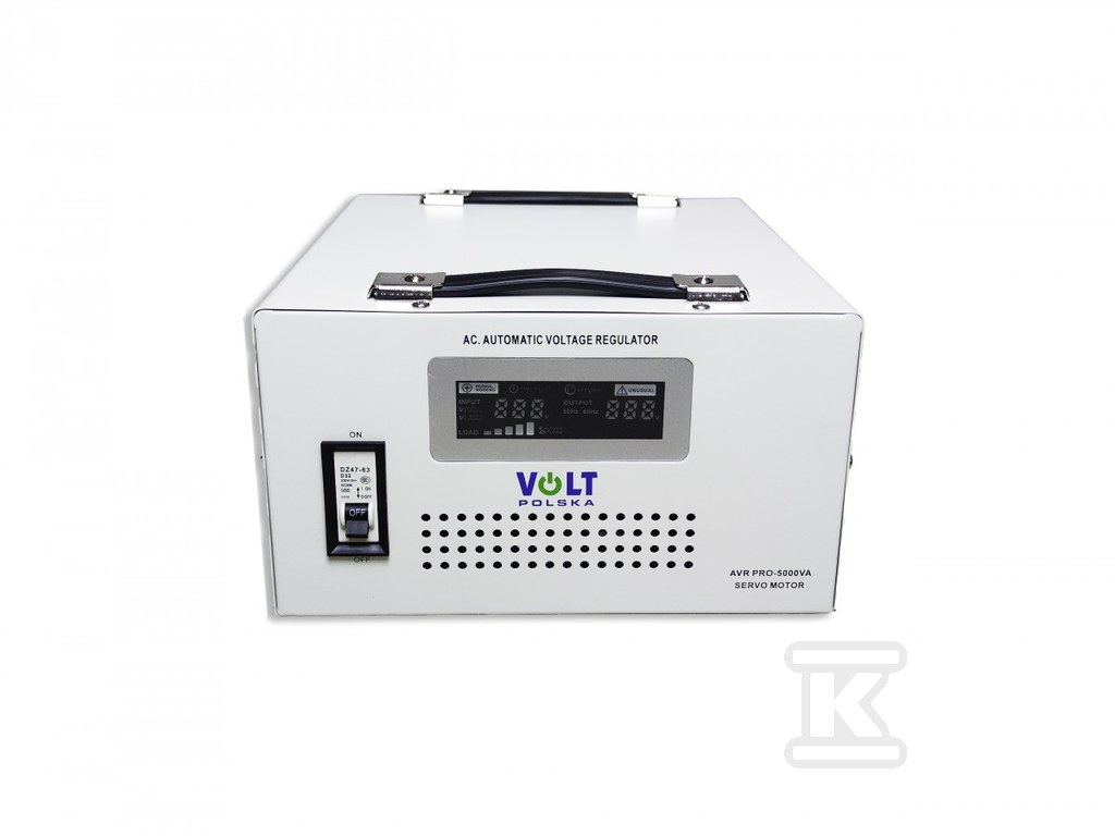 Voltage stabilizer AVR PRO 5000VA 3% - 5AVRZP5000