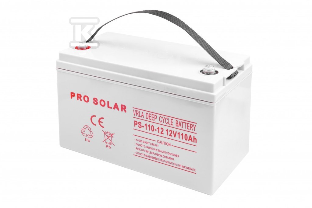 Battery DEEP CYCLE VPRO SOLAR 12V 110Ah - 6AKXDEEP10