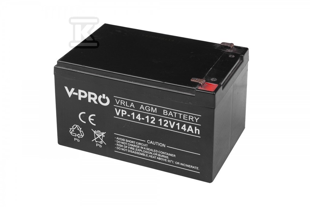 Akumulator AGM VPRO 12V 14 Ah - 6AKUAGM014