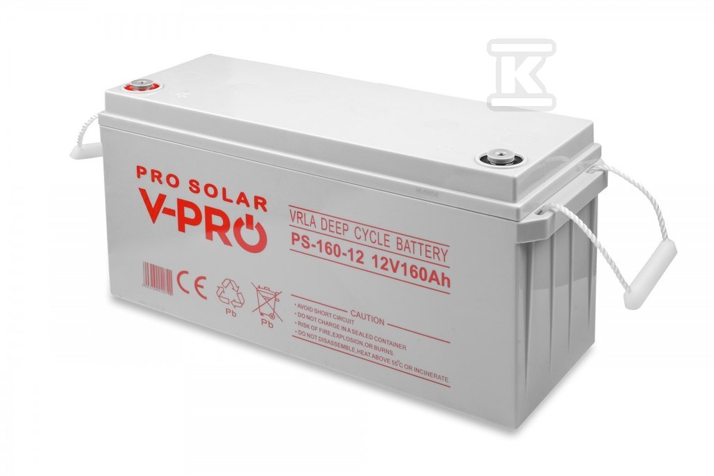 Battery DEEP CYCLE VPRO SOLAR 12V 160Ah - 6AKXDEEP16