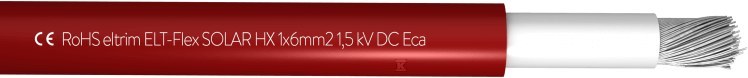 Solarni kabl H1Z2Z2-K 1x6 crveni - 180487721