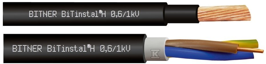 BiTinstal H tápkábel 0,6/1 kV 3G2.5 RE - B64051