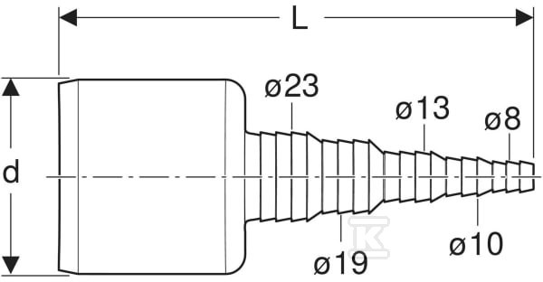 Adapter za priključno crevo za uređaje - 152.910.16.1