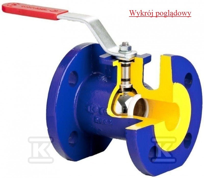 FIG.565 DN65 flanged ball valve - 565A065C09