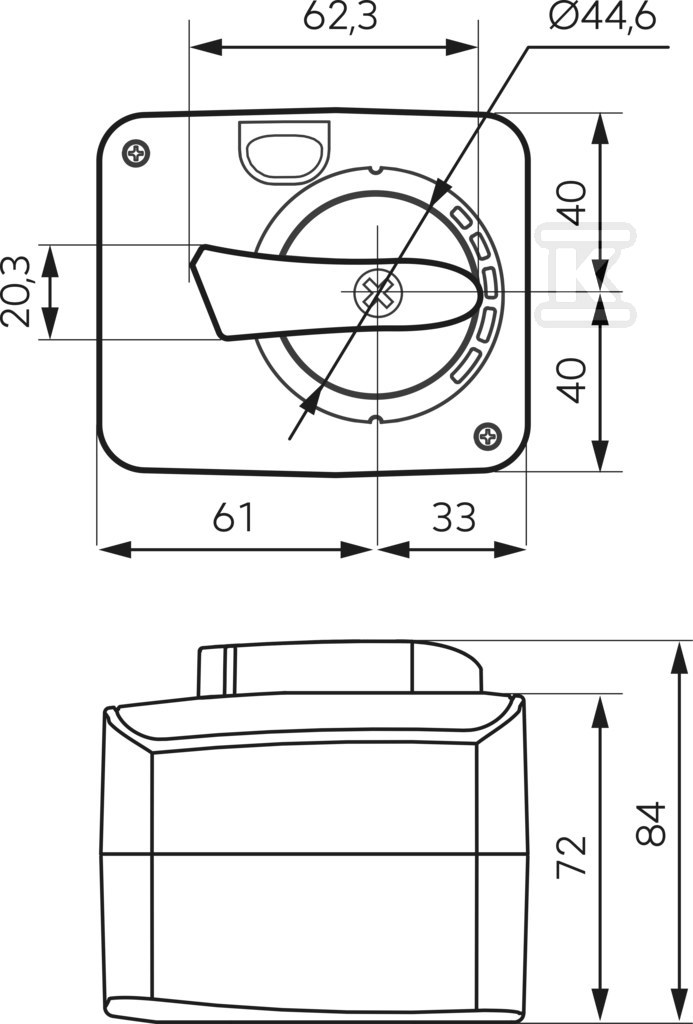 Електричний привід 230V для - ZMVA230