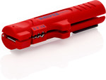 Narzędzie do ściągania izolacji KNIPEX 16 64 125 SB z kabli płaskich i okrągłych 125mm