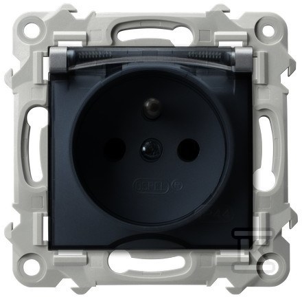 Gniazdo bryzgoszczelne z uziemieniem - GPH-1ZZ/M/70/D