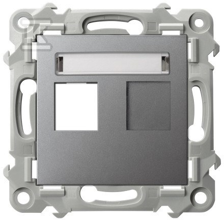 Корпус розетки одинарної Keystone - GPK-1Z/P/70