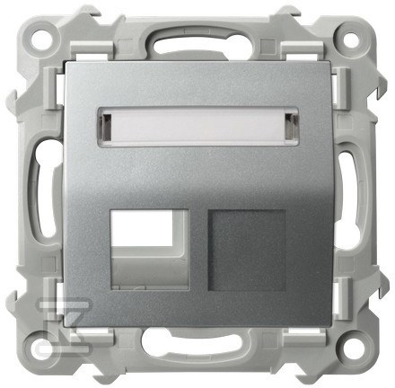 Корпус розетки одинарної Keystone - GPK-1ZS/P/18