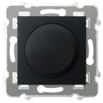 Ściemniacz uniwersalny do obciążenia żarowego, halogenowego oraz LED - czarny mat, SZAFIR ŁP-8ZL2/M/33