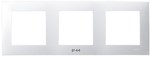 Триплексна рамка для з’єднувачів IP-44 — БІЛИЙ, СИАМ