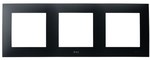 Триплексна рамка для з'єднання IP-44 — матовий чорний, SZAFIR RH-3Z/33