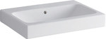 Umywalka iCon, B60 cm, H15.5 cm, T48.5 cm, z przelewem, bez otworu na baterię, KeraTect