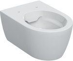 Miska wisząca WC lejowa iCon ukryte mocowania Rimfree 53 cm