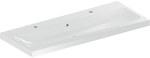 Umywalka iCon Light 120 cm z otworem z lewej i prawej z przelewem