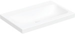 Umywalka iCon Light stawiana na blat 75 cm bez otworu bez przelewu