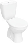 Idol-Set: kompakte Toilettenschüssel, vertikaler Abfluss, Spülkasten mit Armaturen 3/6 l, Sitz 10131