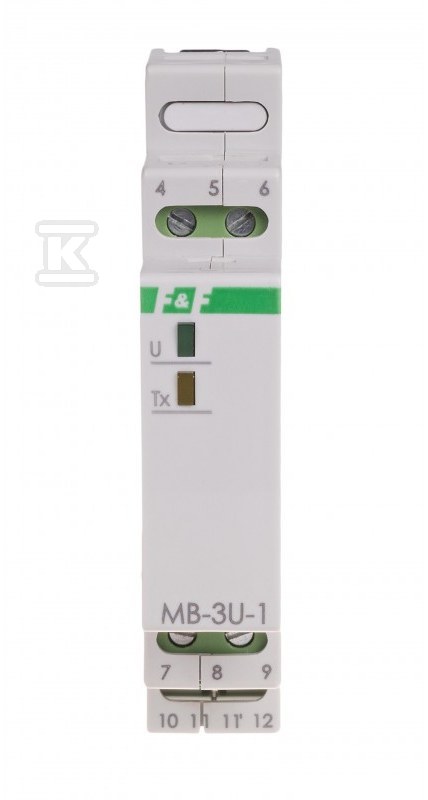 Spannungsmessumformer, dreiphasig, mit - MAX-MB-3U-1