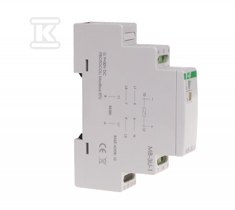 Spannungsmessumformer, dreiphasig, mit - MAX-MB-3U-1