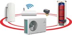 Prima 10GT monoblock air heat pump - 10 kW, 1-phase, 230 V hybrid heating system R32 G200 B60 - Smart Home Sinum Lite