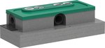 uBox universal Basic set for a linear drain, flat installation