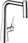 Bateria zlewozmywakowa Metris M71 jednouchwytowa 220, wyciągana wylewka, 2jet, sBox chrom