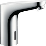 Focus Electronic washbasin faucet without temperature control, powered by 230V