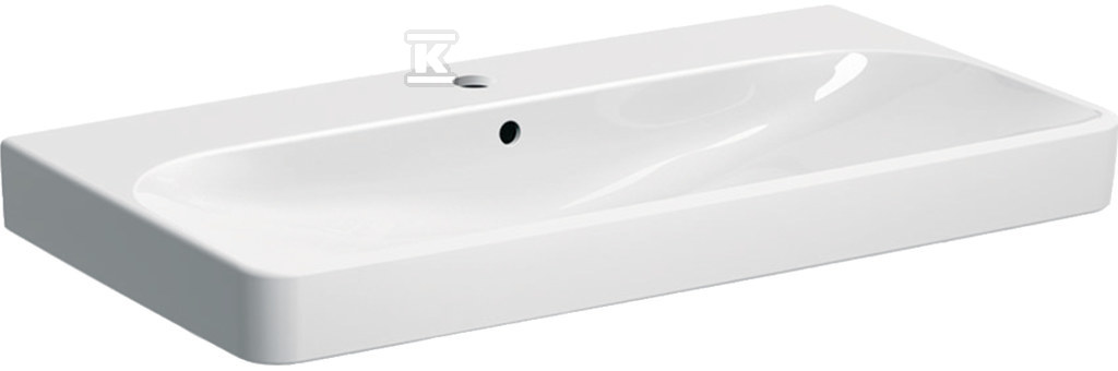 Smyle Square washbasin B90 cm, H16.5 - 500.251.01.8