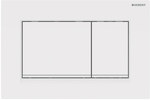 Przycisk uruchamiający Geberit Sigma20, przedni, biały-biały mat-biały, prostokątny