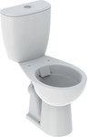 Rekord-Set: Kompakt-WC-Becken mit ovalem Spülkasten, seitlichem Zulauf, horizontalem Ablauf, Rimfree (K93020000+K94009000)